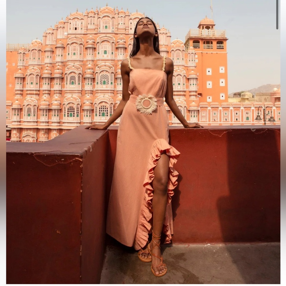 SUNDRESS FRANCINE LONG DRESS NUDE XS - Picture 5 of 12
